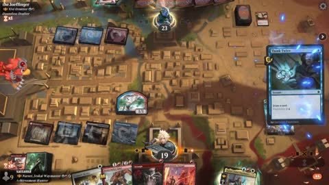 Watch MTG Arena Video Replay - Narset, Jeskai Waymaster by saitama VS Vivi Ornitier by the.loeffinger - Historic Brawl