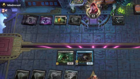 Watch MTG Arena Video Replay - Dimir Aggro by Shurrikane VS Mono Black Control by blindrecord - Standard Ranked