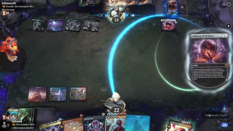 Watch MTG Arena Video Replay - Vivi Ornitier by saitama VS Toxrill, the Corrosive by Johnaroth - Historic Brawl