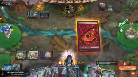 Watch MTG Arena Video Replay - Jeskai Midrange by CunicoliGoblin VS 5 Color Midrange by Pataglu - Alchemy Ranked