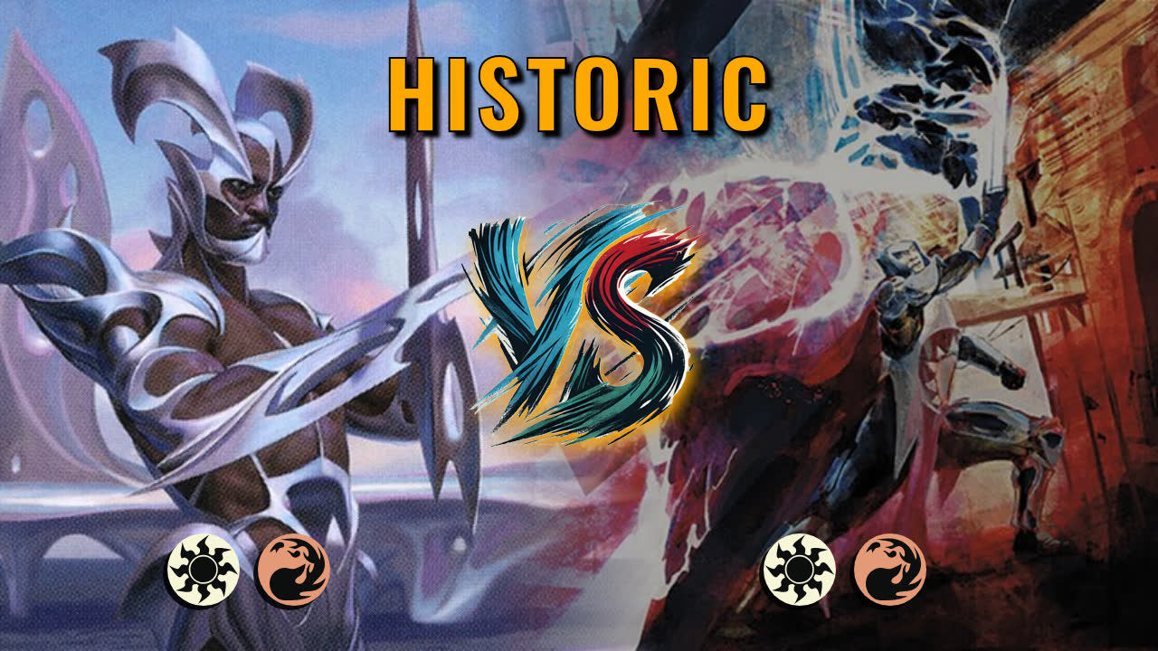 Watch MTG Arena Historic Video - Boros Aggro by CunicoliGoblin VS Boros Midrange by Zrist - cb2aa1