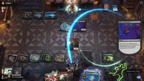 Watch MTG Arena Video Replay - Naya Midrange by DamienF16 VS Dimir Aggro by risque - Traditional Standard Ranked