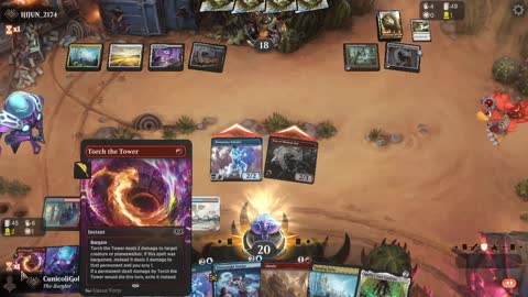 Watch MTG Arena Video Replay - Grixis Cauldron by CunicoliGoblin VS Orzhov Control by HIJUN_2174 - Standard Play