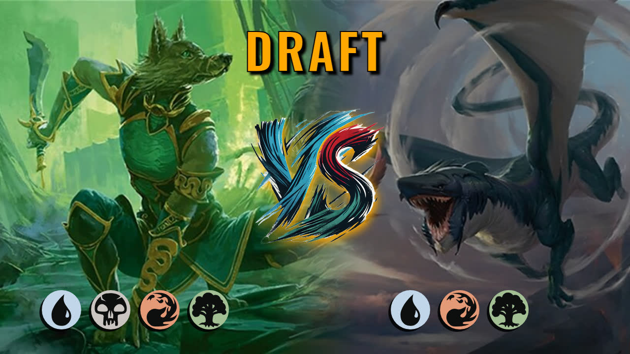 Watch MTG Arena Draft Video - UBRG Midrange by saitama VS Temur Midrange by Lstr - 4f50cc