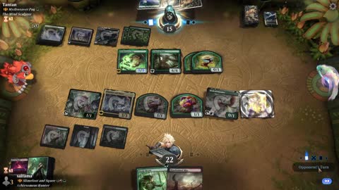 Watch MTG Arena Video Replay - Slimefoot and Squee by saitama VS Mythweaver Poq by Tantan - Historic Brawl