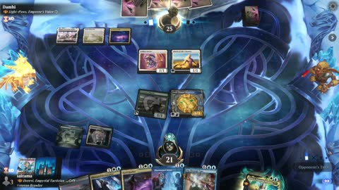 Watch MTG Arena Video Replay - Derevi, Empyrial Tactician by saitama VS Light-Paws, Emperor's Voice by Damhi - Historic Brawl