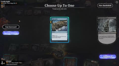 Watch MTG Arena Video Replay - Celes, Rune Knight by saitama VS Kefka, Court Mage by CrankyApple - Historic Brawl