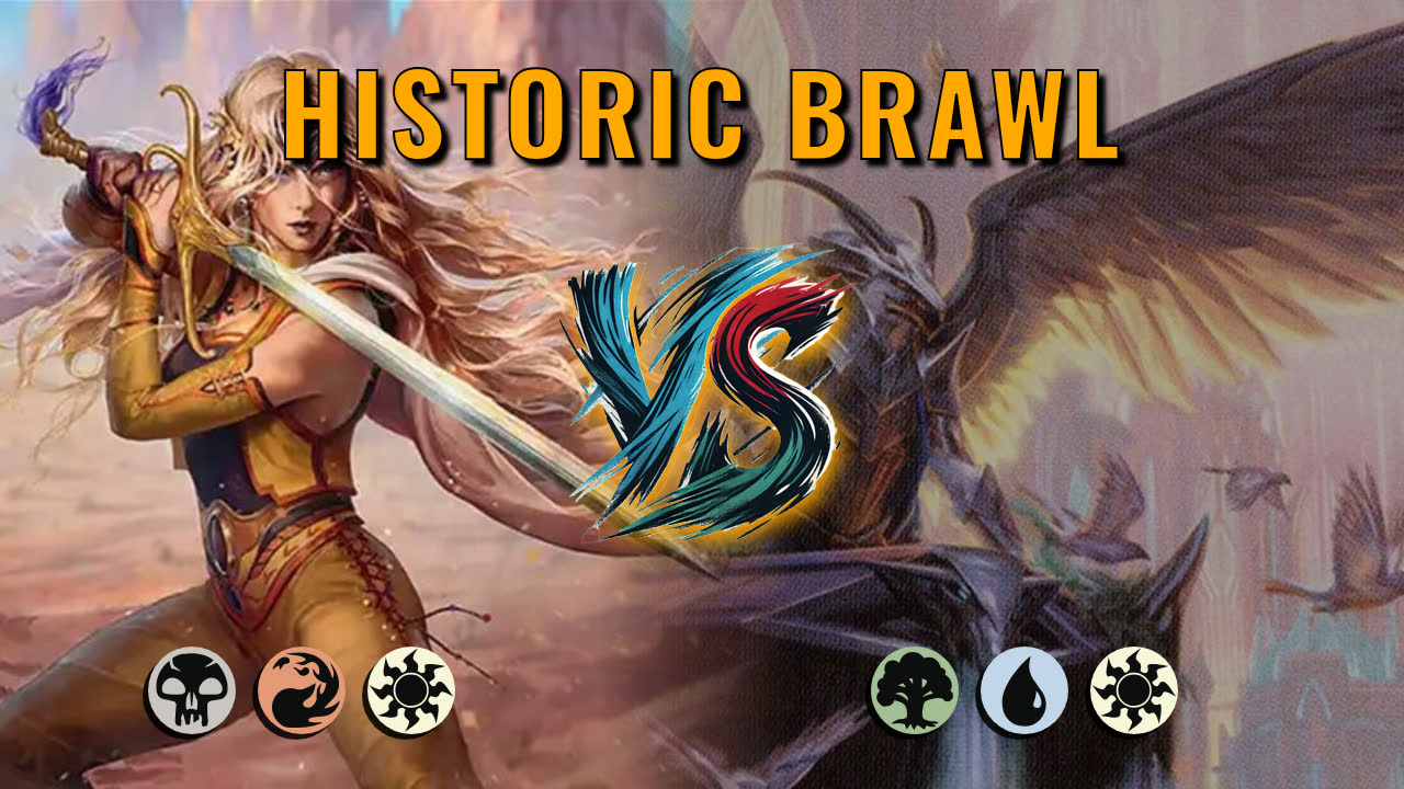 Watch MTG Arena Historic Brawl Video - Celes, Rune Knight by saitama VS Falco Spara, Pactweaver by AndroidNZ - 8474d7