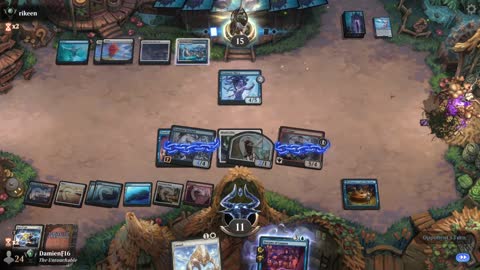 Watch MTG Arena Video Replay - Jeskai Midrange by DamienF16 VS Azorius Midrange by rikeen - Premier Draft