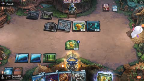 Watch MTG Arena Video Replay - Temur Midrange by DamienF16 VS Azorius Midrange by LTmuscle - Premier Draft