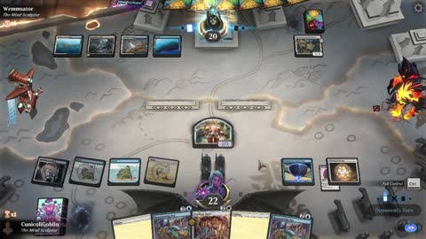 Watch MTG Arena Video Replay - Azorius Midrange by CunicoliGoblin VS Azorius Control by Wemmsator - Standard Event