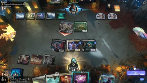 Watch MTG Arena Video Replay - Amalia Benavides Aguirre by saitama VS Tamiyo, Field Researcher by lawson - Historic Brawl