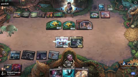 Watch MTG Arena Video Replay - Mono Red Aggro by Warped Concept VS Gruul Midrange by guards38 - Jump In