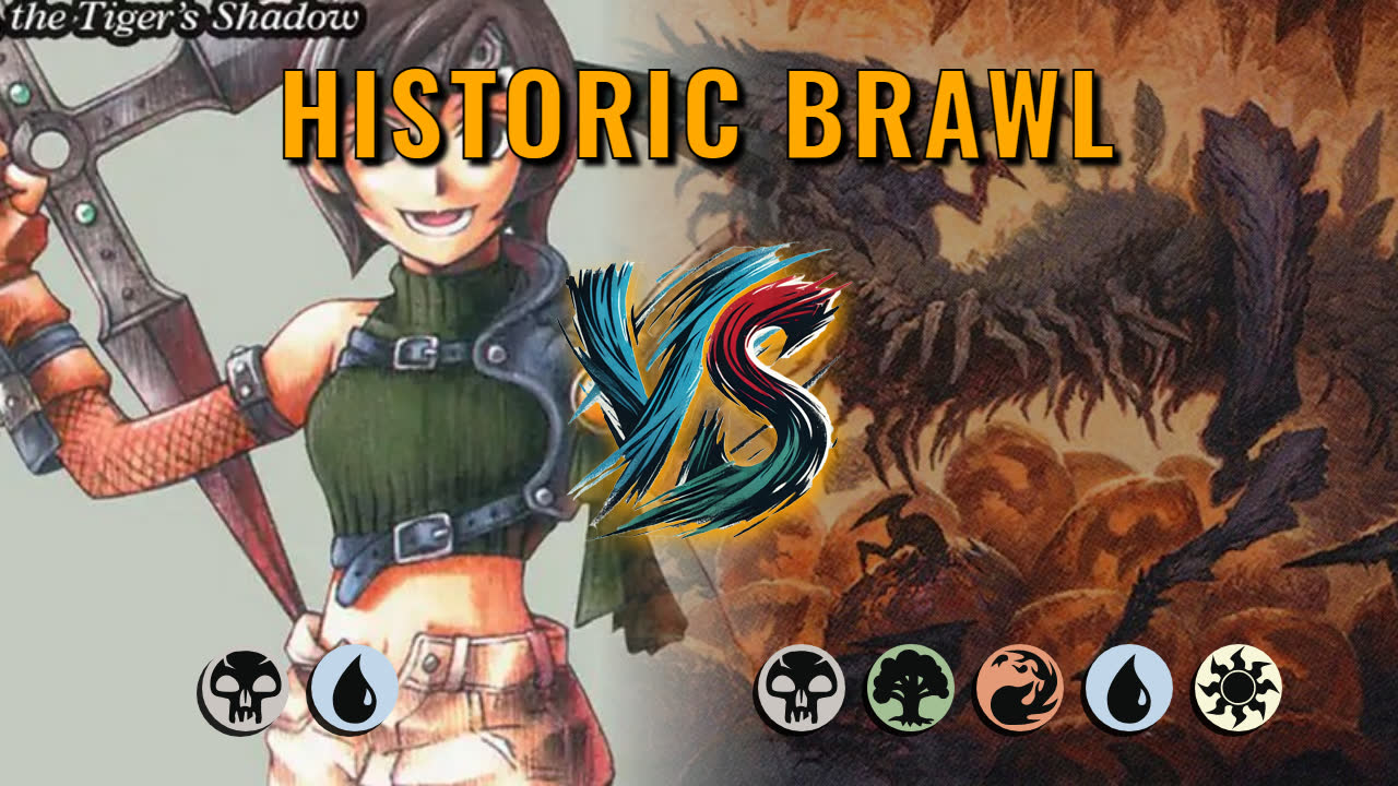 Watch MTG Arena Historic Brawl Video - Yuriko, the Tiger's Shadow by saitama VS The First Sliver by profesorial_biznez - 92bc4b