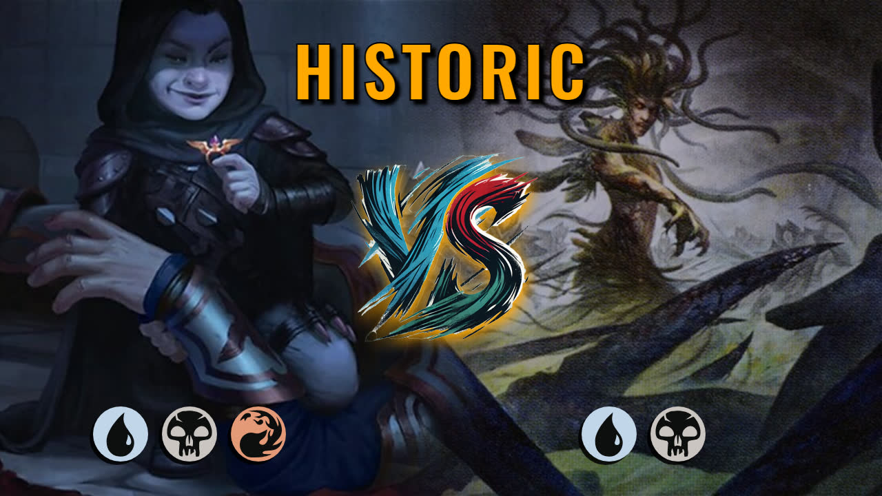 Watch MTG Arena Historic Video - Grixis Control by Hawk Atankewo VS Dimir Control by Bhaalwolfe - 399363