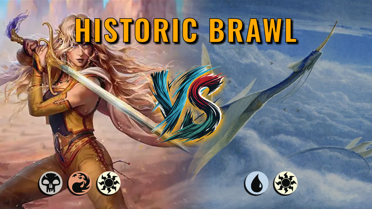 Watch MTG Arena Historic Brawl Video - Celes, Rune Knight by saitama VS Yorion, Sky Nomad by Mirrorscape - e0a0c3