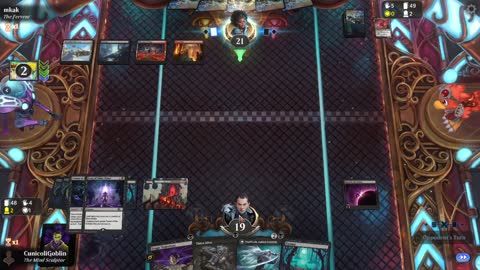 Watch MTG Arena Video Replay - Mono Black Aggro by CunicoliGoblin VS Rakdos Aggro by mkak - Alchemy Play