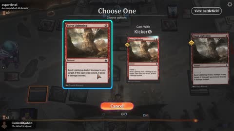 Watch MTG Arena Video Replay - Izzet Control by CunicoliGoblin VS Mardu Midrange by expertlevel - Alchemy Event
