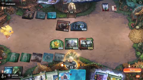 Watch MTG Arena Video Replay - Bant Midrange by saitama VS Izzet Midrange by triodemoni - Premier Draft