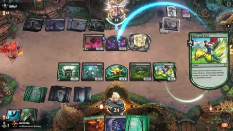 Watch MTG Arena Video Replay - Golgari Midrange by saitama VS Orzhov Midrange by BillyP - Premier Draft