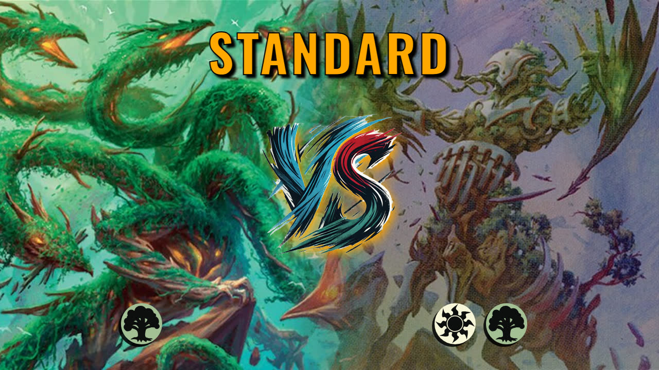Watch MTG Arena Standard Video - Mono Green Aggro by utku VS Selesnya Midrange by CL4P TP - d882b3