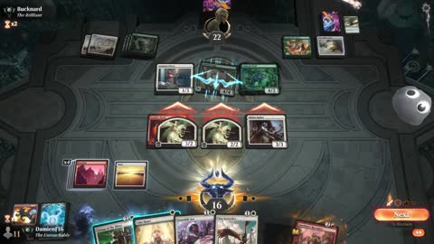 Watch MTG Arena Video Replay - Boros Aggro by DamienF16 VS Selesnya Midrange by Bucknard - Premier Draft