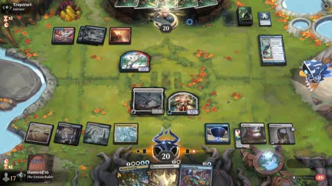 Watch MTG Arena Video Replay - Azorius Midrange by DamienF16 VS Izzet Control by Trapzrart - Traditional Standard Ranked