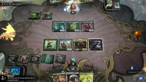 Watch MTG Arena Video Replay - Thalia and The Gitrog Monster by saitama VS Bristly Bill, Spine Sower by FlockofEagles - Historic Brawl