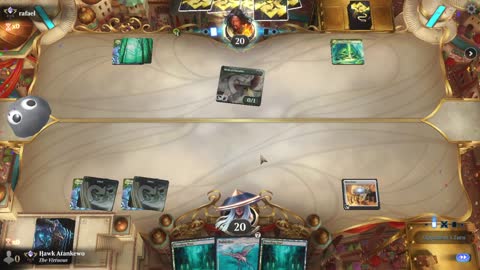 Watch MTG Arena Video Replay - Simic Control by Hawk Atankewo VS 5 Color Midrange by rafael - Historic Ranked