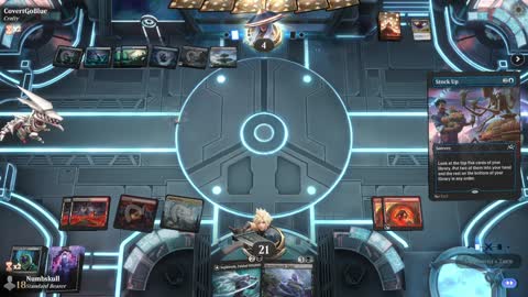 Watch MTG Arena Video Replay - Rakdos Midrange by Numbskull VS Dimir Control by CovertGoBlue - Prerelease Standard Bo1 EOE