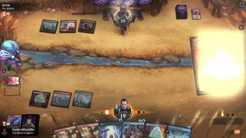 Watch MTG Arena Video Replay - Izzet Control by CunicoliGoblin VS Izzet Aggro by Geras - Alchemy Play