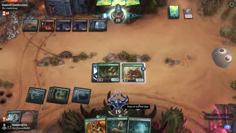 Watch MTG Arena Video Replay - Simic Midrange by DamienF16 VS Grixis Midrange by DanielClandestino - Arena Cube Draft