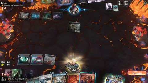 Watch MTG Arena Video Replay - Kefka, Court Mage by saitama VS Slimefoot and Squee by Jorton - Historic Brawl