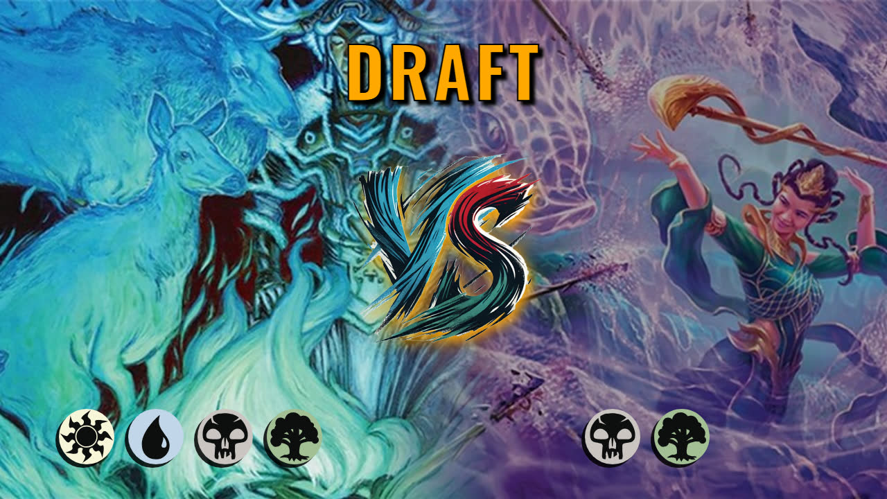 Watch MTG Arena Draft Video - WUBG Midrange by saitama VS Golgari Control by syoboon - fad502