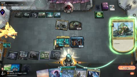 Watch MTG Arena Video Replay - Lagrella, the Magpie by saitama VS Glarb, Calamity's Augur by Amik - Historic Brawl