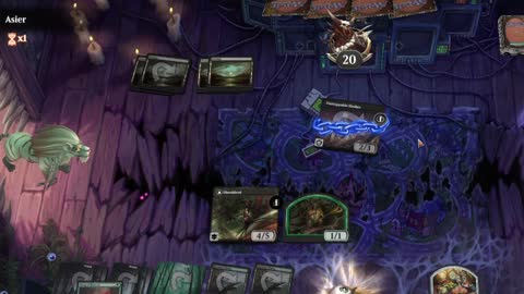Watch MTG Arena Video Replay - Golgari Midrange by HamHocks42 VS Mono Black Midrange by Asier - Standard Play