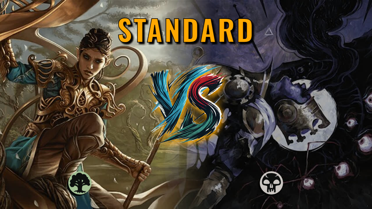 Watch MTG Arena Standard Video - Mono Green Midrange by CunicoliGoblin VS Mono Black Midrange by Goblin_Mode_Gaming - 425bfb