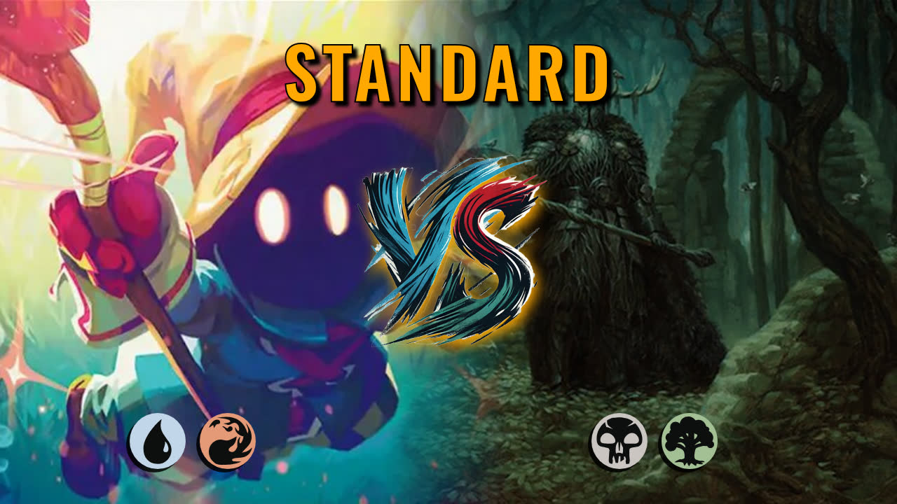 Watch MTG Arena Standard Video - Izzet Midrange by CunicoliGoblin VS Golgari Aggro by fenkochan - 461756