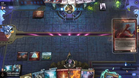 Watch MTG Arena Video Replay - Jeskai Control by CunicoliGoblin VS Mono Red Aggro by Ash - Alchemy Play
