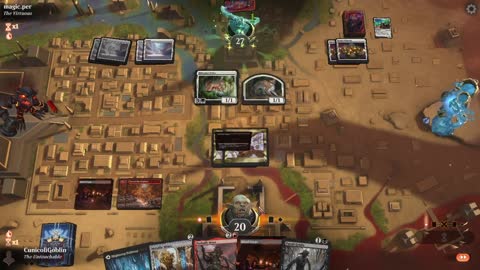Watch MTG Arena Video Replay - Rakdos Aggro by CunicoliGoblin VS Mono White Aggro by magic.per - Traditional Historic Play