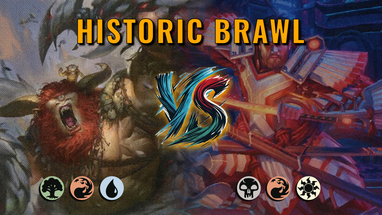 Watch MTG Arena Historic Brawl Video - Borborygmos and Fblthp by Warped Concept VS Isshin, Two Heavens as One by G E R D - 4e2139