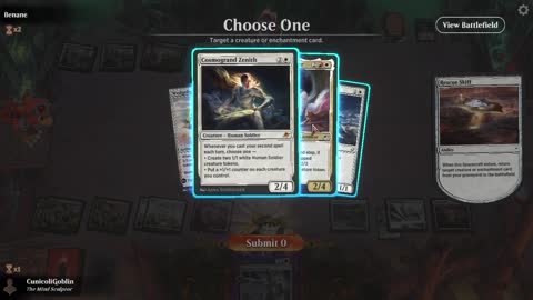 Watch MTG Arena Video Replay - Boros Midrange by CunicoliGoblin VS Orzhov Midrange by Benane - MWM Jump In
