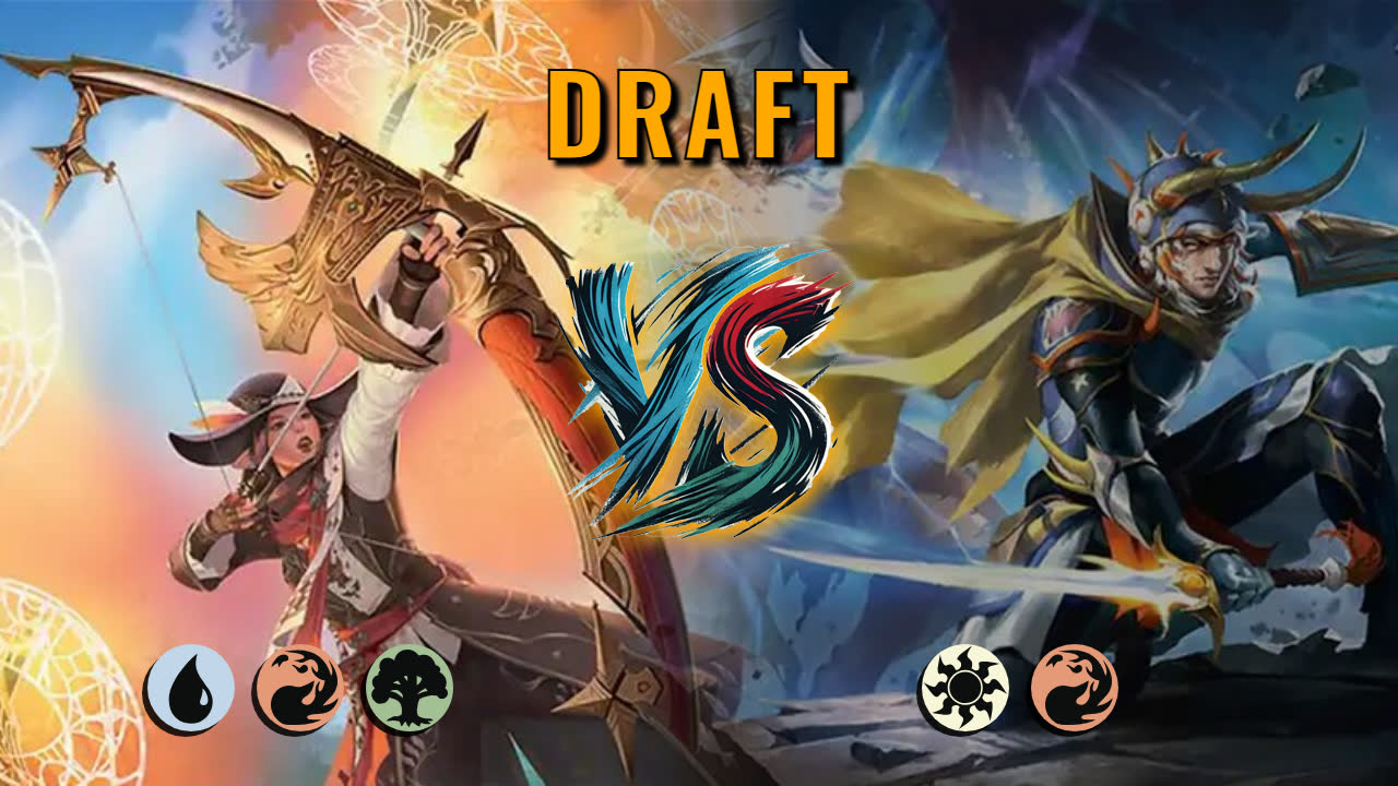 Watch MTG Arena Draft Video - Temur Midrange by DamienF16 VS Boros Aggro by AliieN7 - 1c0e83