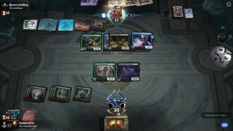 Watch MTG Arena Video Replay - Sultai Midrange by DamienF16 VS Bant Midrange by ReservoirMog - Premier Draft