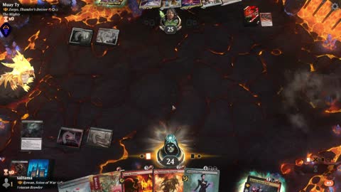 Watch MTG Arena Video Replay - Rowan, Scion of War by saitama VS Zurgo, Thunder's Decree by Muay Ty - Historic Brawl