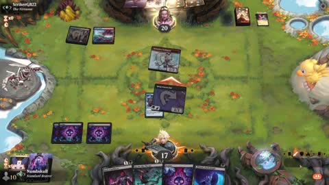 Watch MTG Arena Video Replay - Mono Black Aggro by Numbskull VS Izzet Aggro by StrikerGB22 - Traditional Standard Ranked
