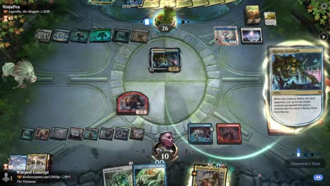 Watch MTG Arena Video Replay - Borborygmos and Fblthp by Warped Concept VS Lagrella, the Magpie by NinjaPea - Historic Brawl