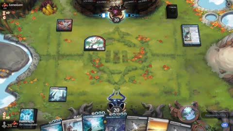 Watch MTG Arena Video Replay - Azorius Midrange by DamienF16 VS Izzet Aggro by LotusLore - Traditional Standard Ranked