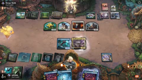 Watch MTG Arena Video Replay - WUBG Midrange by saitama VS Selesnya Midrange by Sleepy Sloth - Premier Draft