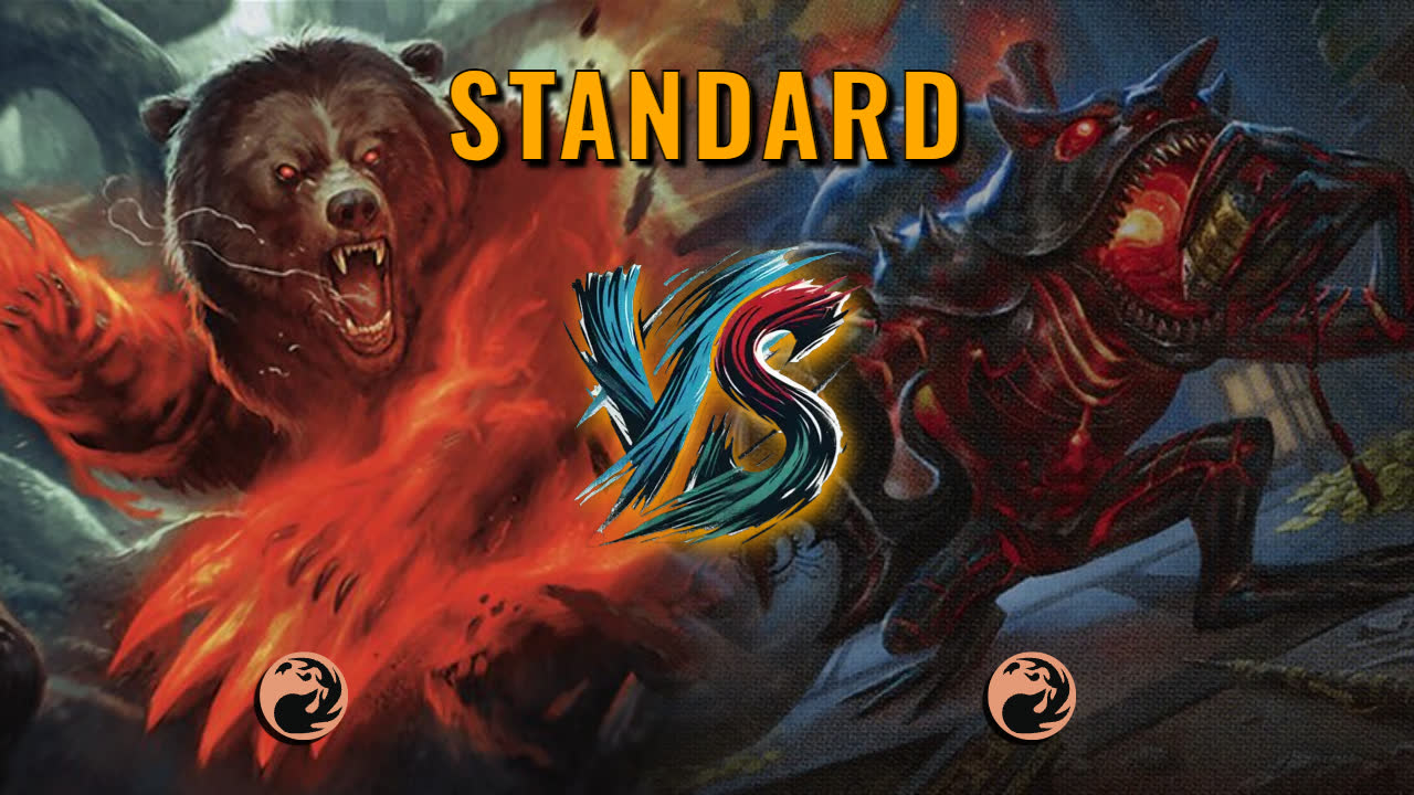 Watch MTG Arena Standard Video - Mono Red Aggro by GBThundaII VS Mono Red Midrange by bakerzdozen22 - 8fa6a9